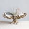 Hello Honey® 18" Natural Round Handmade Driftwood Footed Tray